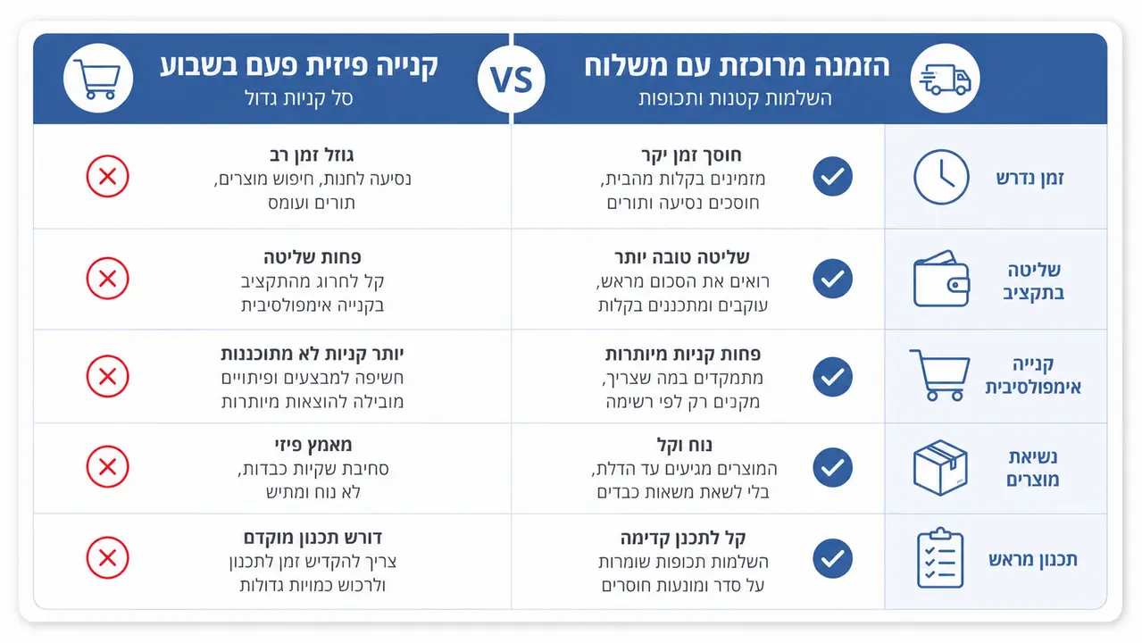 איך לבחור סופרמרקט אונליין בירושלים שמתאים לצרכים שלכם