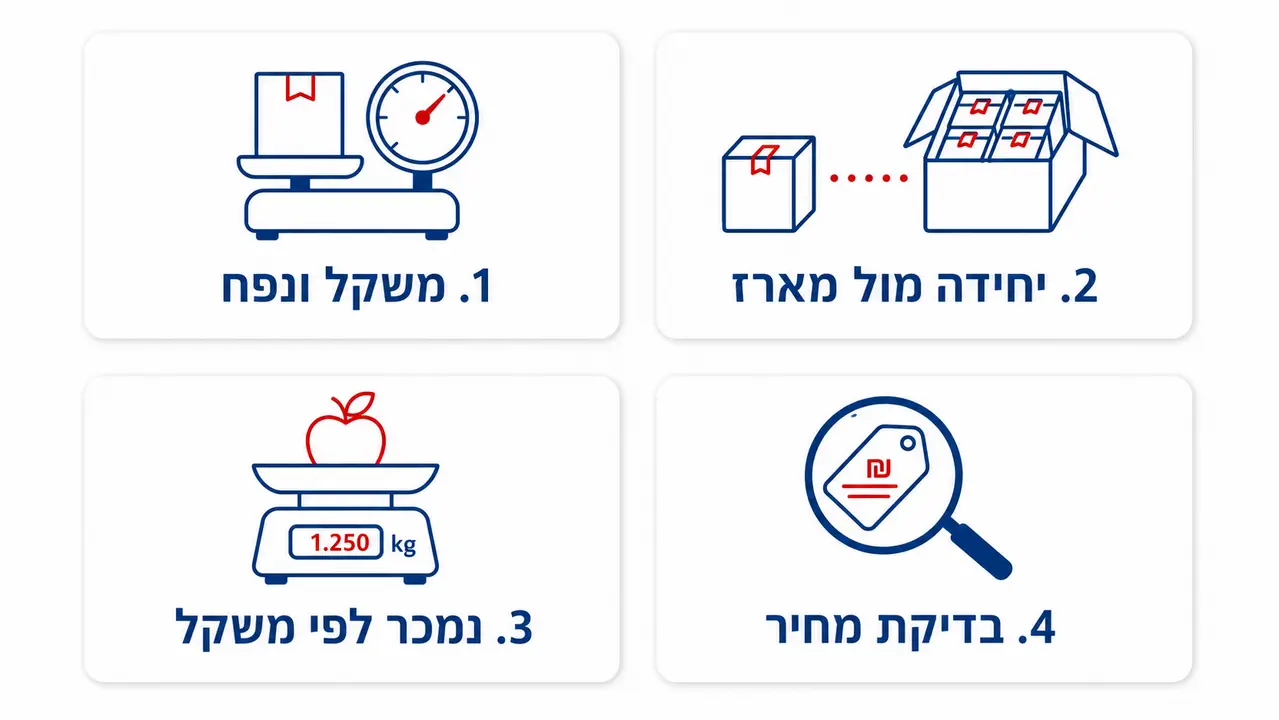 מה חשוב לבדוק בעמוד מוצר לפני הוספה לעגלה