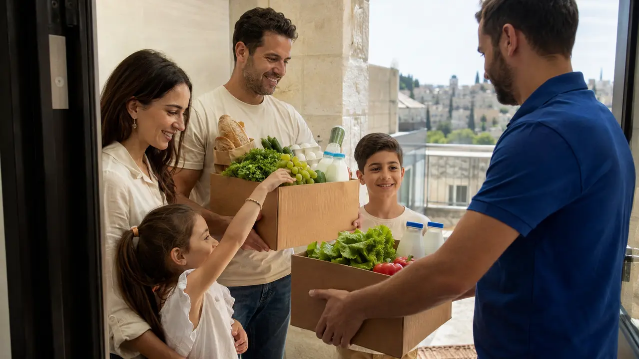סופר משלוח מבית עדיף יזמות: אזורי שירות בירושלים