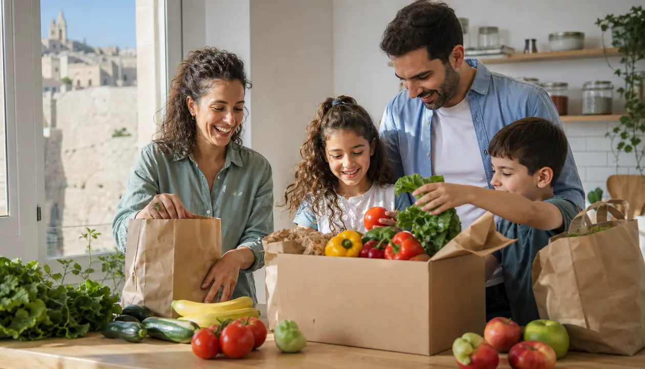 ירקות ופירות עד הבית: משלוח טרי ומשתלם למשפחה